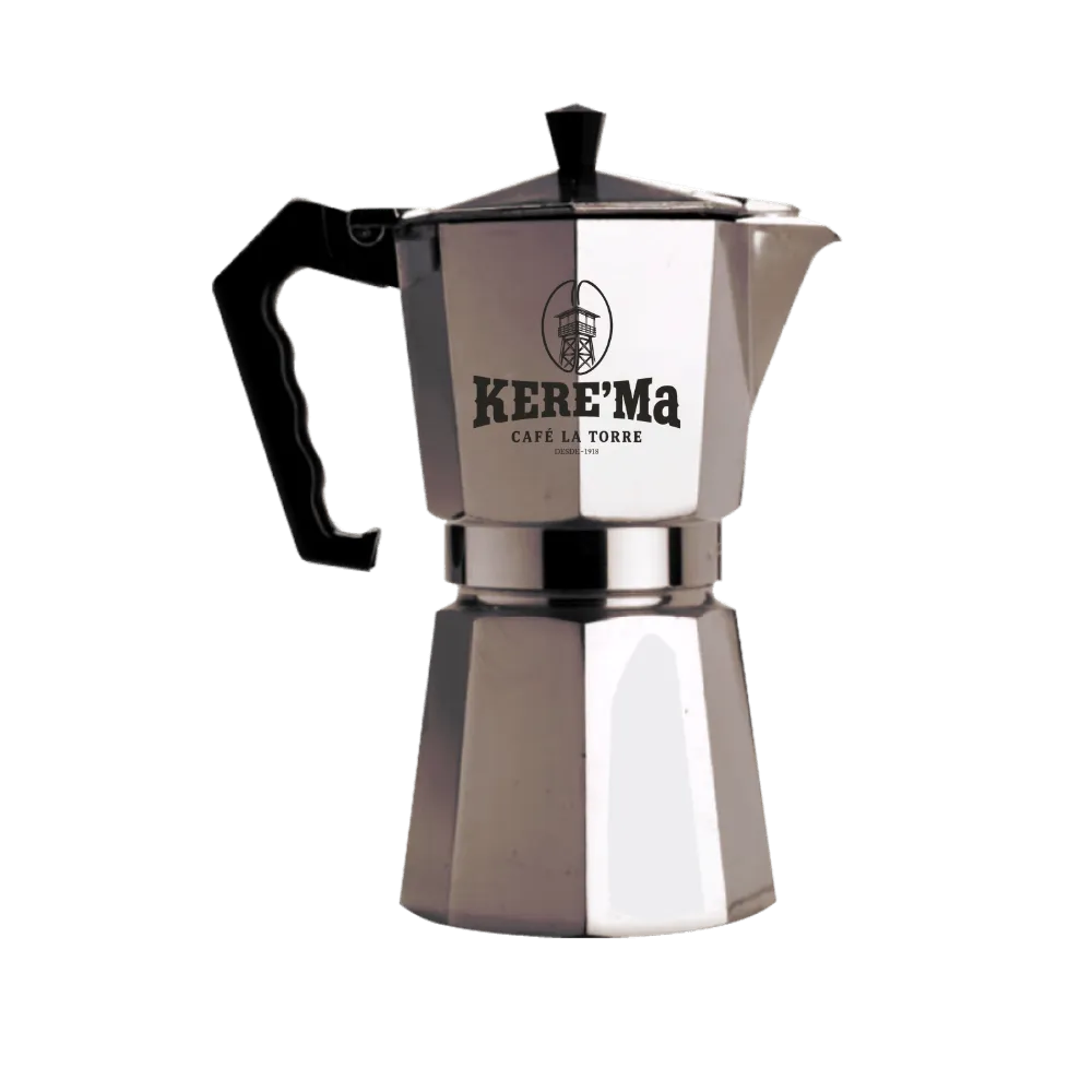 CAFETERA MOKA ITALIANA (4 Tazas Acero)