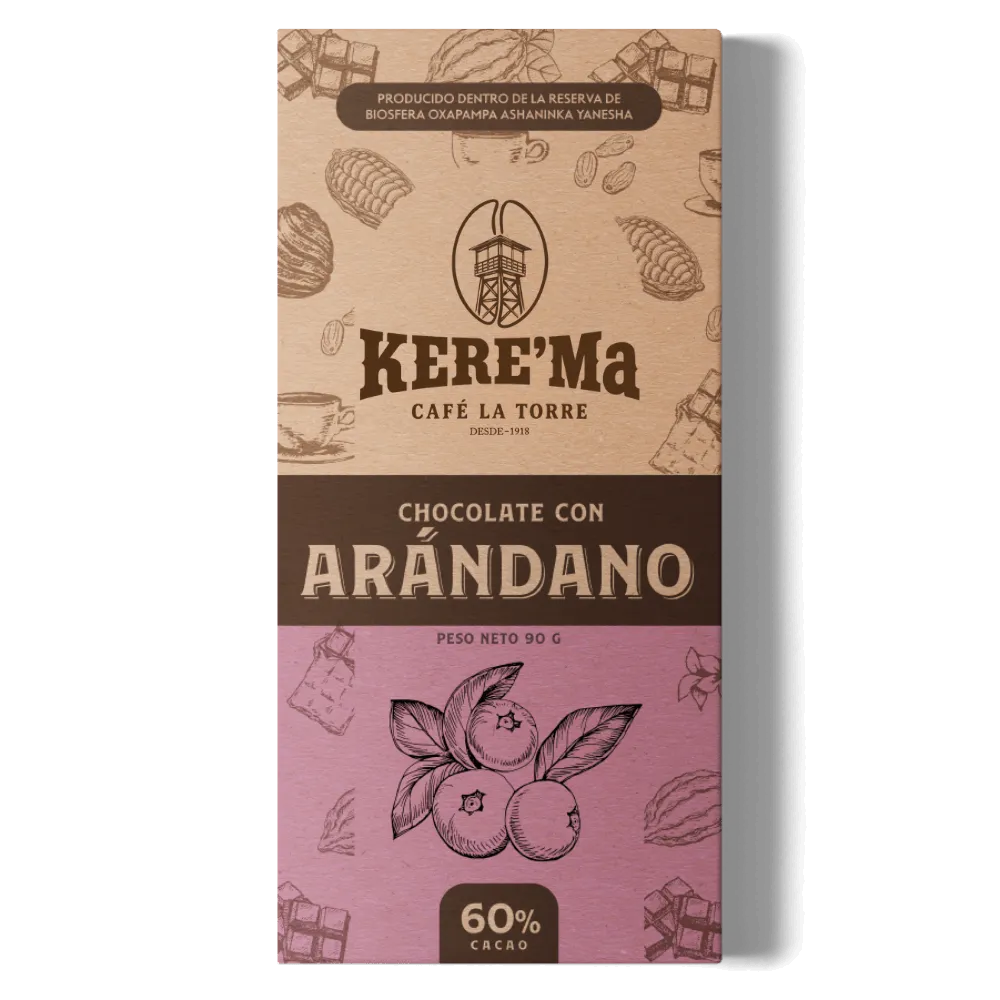 KERE'MA CHOCOLATE CON ARÁNDANOS (18 GR.)