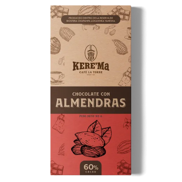 KERE'MA CHOCOLATE CON ALMENDRAS (18 GR.)